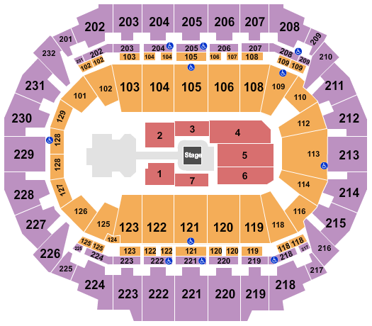 CHI Health Center WWE Seating Chart