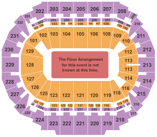 CHI Health Center WWE Seating Chart